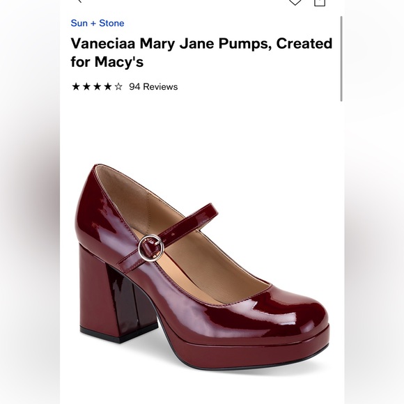 Burgundy Patent Leather Platforms - Picture 2 of 3